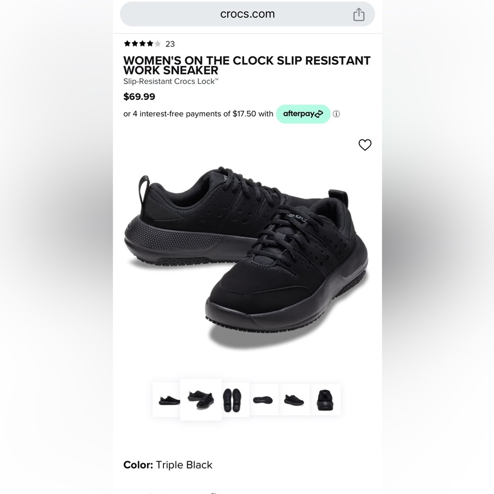 WOMEN'S ON THE CLOCK SLIP RESISTANT WORK SNEAKER